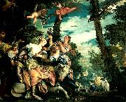 Paolo  Veronese rape of europa venice, ducal palace, oil on canvas